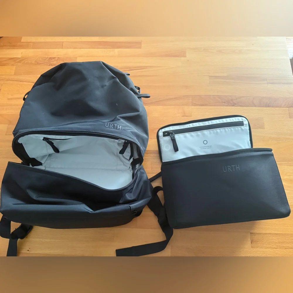 Urth Arkose Camera & Laptop Photo Travel Work Backpack SET 20L Black